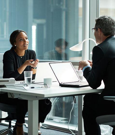 Colleagues in a meeting